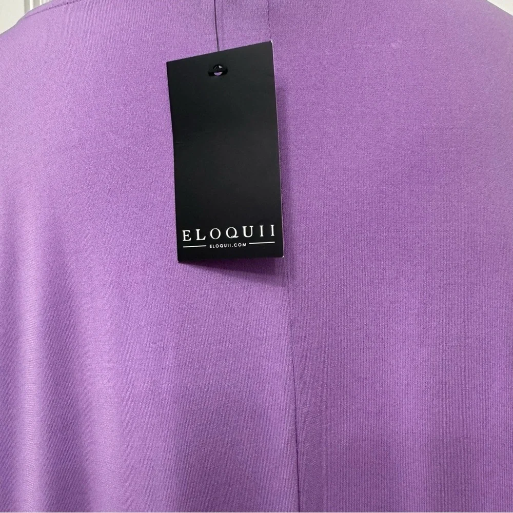 Eloquii Front Twist Cut Out Dress Lilac Size 22 NEW WITH TAGS